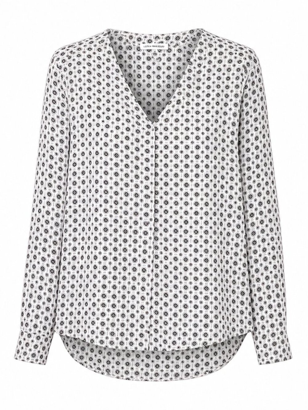 Lex & Madison Workplace Siren Pastel long sleeve blouse medium
